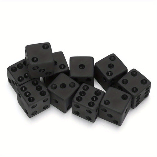 10pcs 16MM Frosted Dice Table Game Party Halloween Christmas Gift