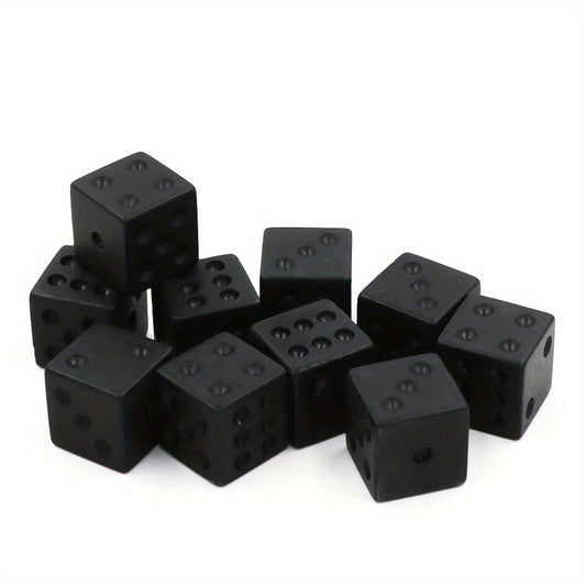 10pcs 16MM Frosted Dice Table Game Party Halloween Christmas Gift