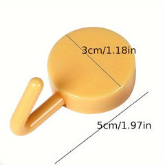 10x Self Adhesive Wall Hooks for Coat Bag Towel & More