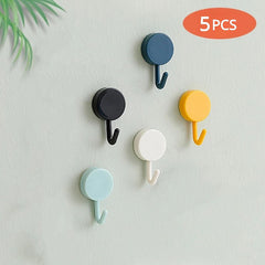 10x Self Adhesive Wall Hooks for Coat Bag Towel & More