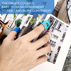 12pcs Rubber Finger Tips for Paperwork Cutting Wax Carving