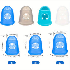 12pcs Rubber Finger Tips for Paperwork Cutting Wax Carving