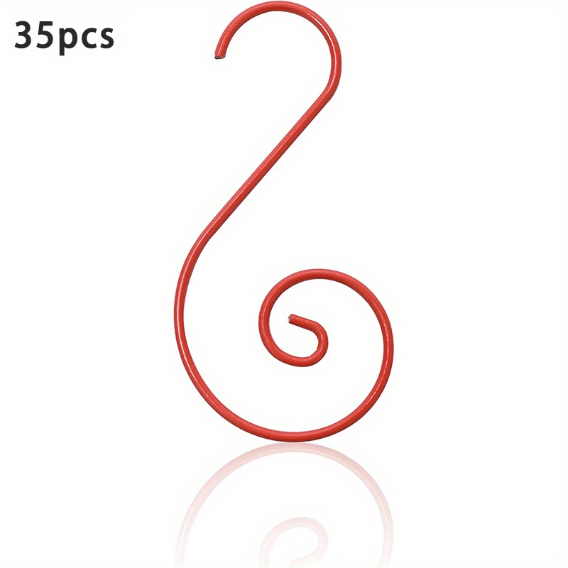 35pcs Christmas Ornaments Hooks S-Shaped Tree Hanger Stainless Steel