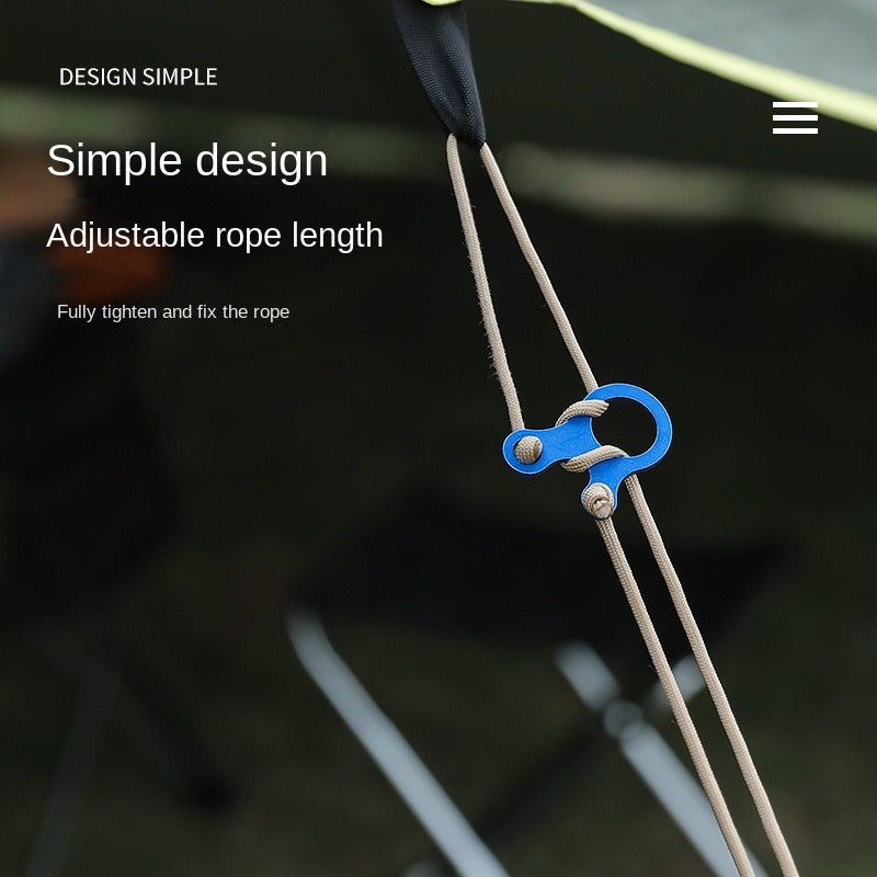 Aluminum Alloy Quick Knot Rope Buckle for Camping