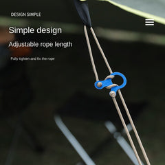 Aluminum Alloy Quick Knot Rope Buckle for Camping