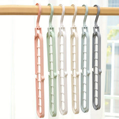 Space Saving Magic Hangers 3 6pcs Set 9 Slots Organizer