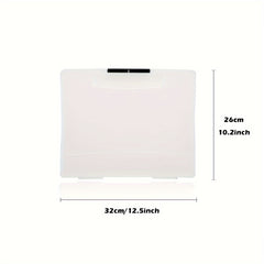 1pc Transparent Storage Box For File Archives Desktop File Storage Box
