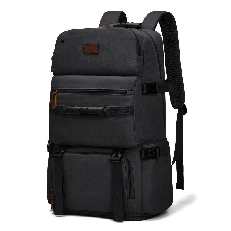 Retro Canvas Backpack Large Capacity Outdoor Travel Laptop Backpack Men