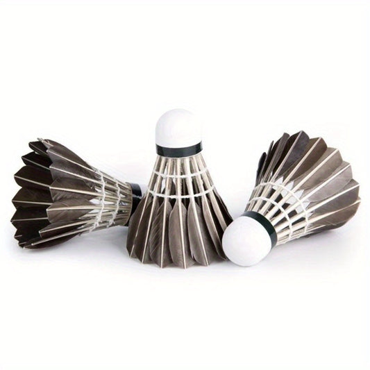 Professional Goose Feather Badminton Shuttlecock Training Set