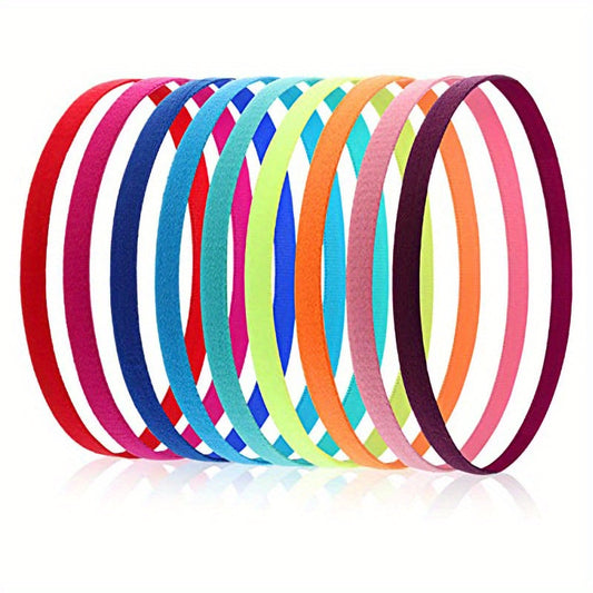 Non Slip Elastic Headbands for Yoga Workout Running