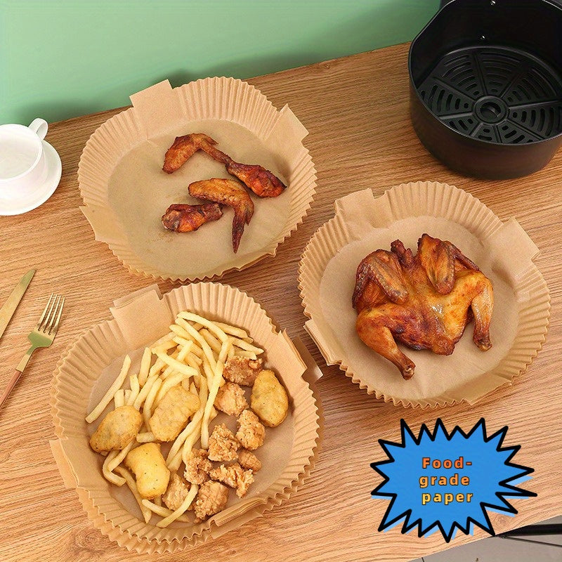 120pcs Square Air Fryer Liners Non-stick Paper for Cooking
