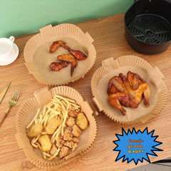 120pcs Square Air Fryer Liners Non-stick Paper for Cooking