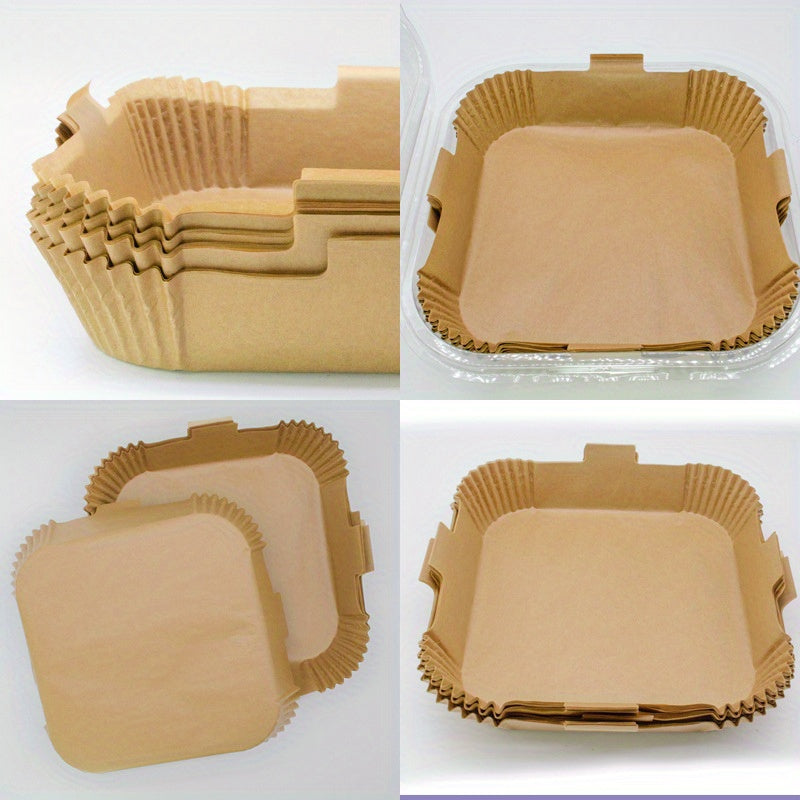 120pcs Square Air Fryer Liners Non-stick Paper for Cooking