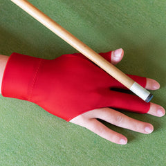 Fingerless Three Finger Billiards Gloves Left Handed High Elastic Unisex