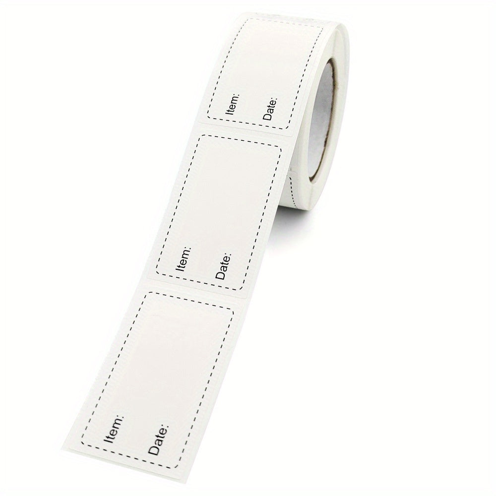 500pcs Roll 2 Office Document Date Stickers, Tearable Safety Labels