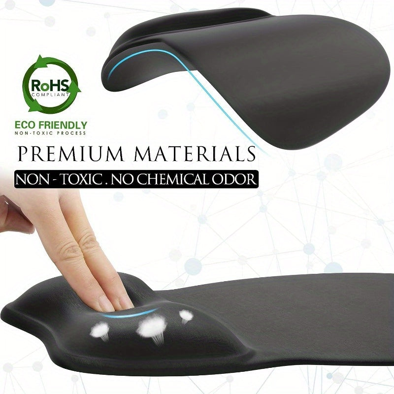 Ergonomic Gel Wrist Support Mouse Pad - Comfortable and Pain Relief