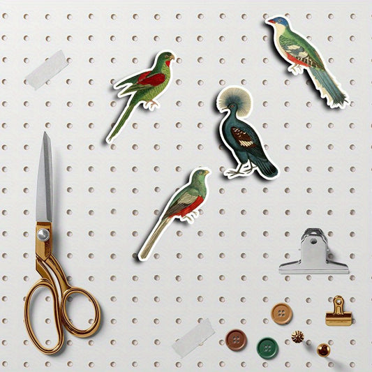 60pcs Retro Birds Stickers For DIY Computer Scrapbook Washi Stickers