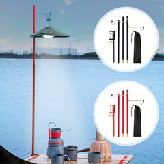 Adjustable Aluminum Lamp Post for Outdoor Camping