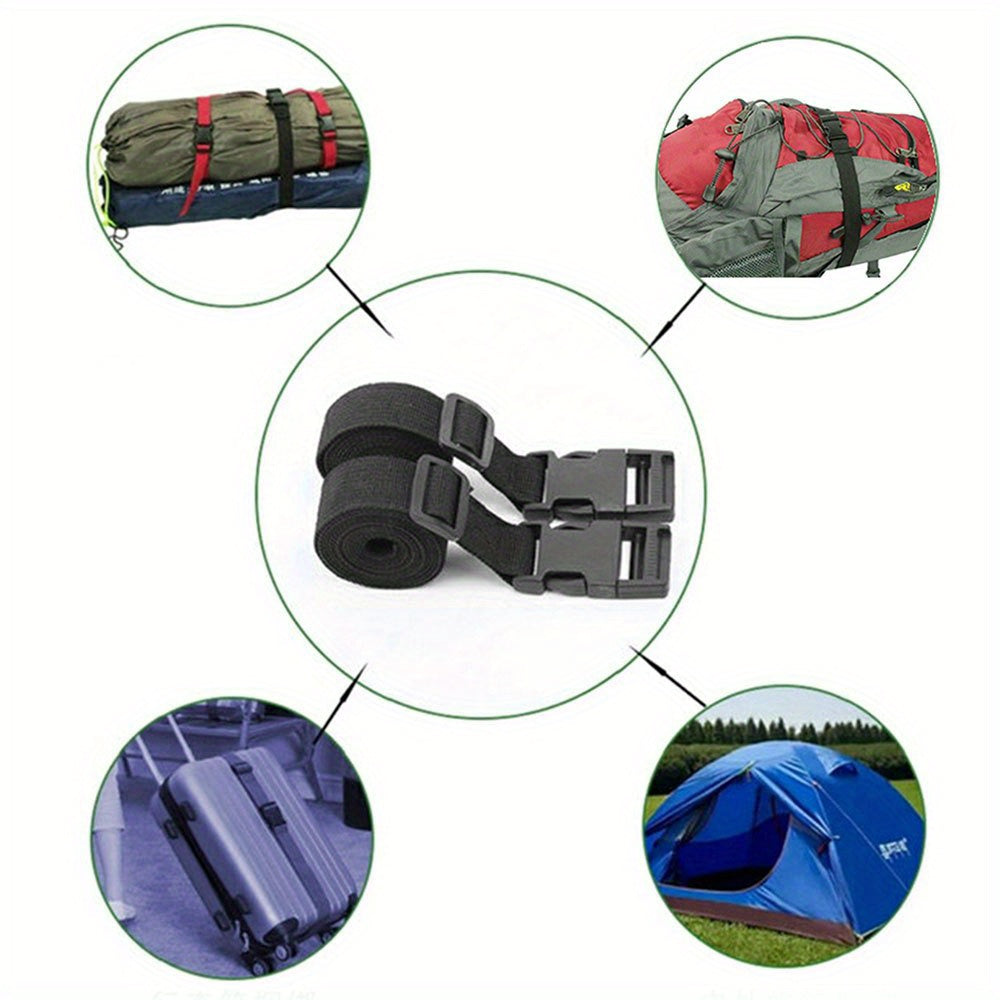 4pcs Lashing Straps Nylon Ratchet Tie Down Straps Heavy Duty Tension Belts