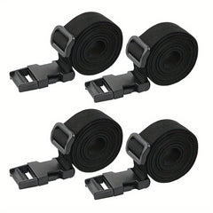 4pcs Lashing Straps Nylon Ratchet Tie Down Straps Heavy Duty Tension Belts