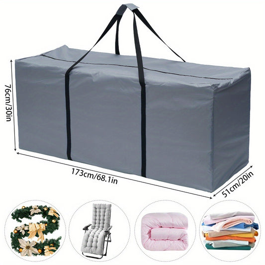 Waterproof Garden Furniture Cushion Storage Bag Zipped Case