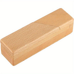 Wooden Brain Teaser Secret Opening Puzzle Box IQ Toy