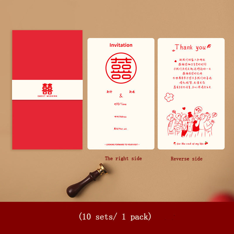 Hot Stamping Wedding Invitations