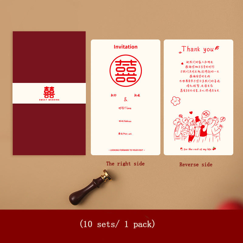 Hot Stamping Wedding Invitations