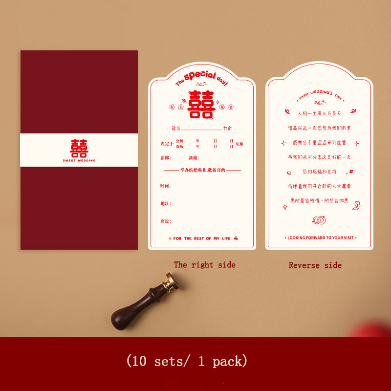 Hot Stamping Wedding Invitations