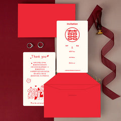 Hot Stamping Wedding Invitations