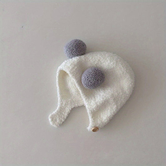Baby Ear Protection Hat Autumn Winter Coldproof Soft Comfortable