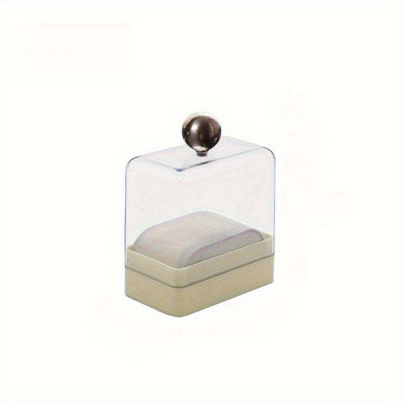 Plastic Watch Box With Velvet Pad Jewelry Display