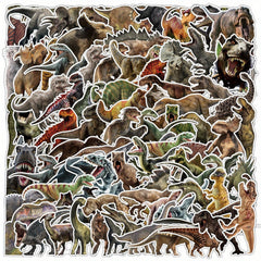 100pcs Dinosaur Graffiti Stickers for Guitar Phone Computer Decoration