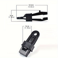 20pcs Tent Clips for Windproof Tarp Fixing Reusable Awning Clips