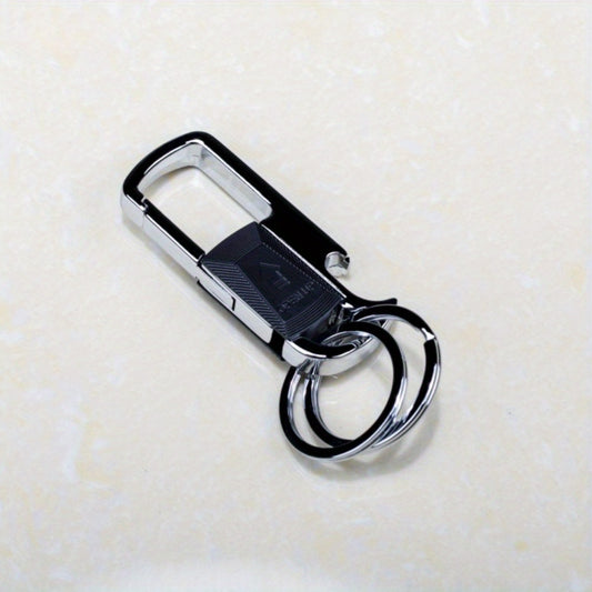 Metal Keychain Keyring Waist Hanging Car Key Chain Pendant Bottle Opener