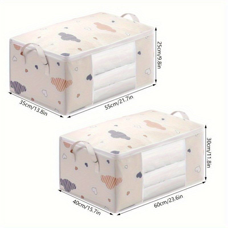 Large Capacity Storage Bag for Blankets Bedding with Reinforced Handle
