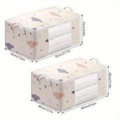Large Capacity Storage Bag for Blankets Bedding with Reinforced Handle