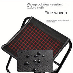 Stainless Steel Folding Stool for Outdoor Adventures