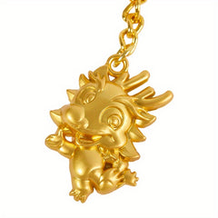Year of the Dragon Keychain - Zodiac Good Luck Dragon Year Keyring