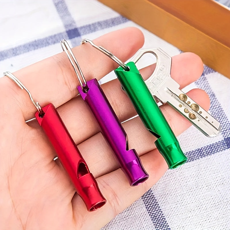 2pcs Aluminum Emergency Whistles for Outdoor Survival