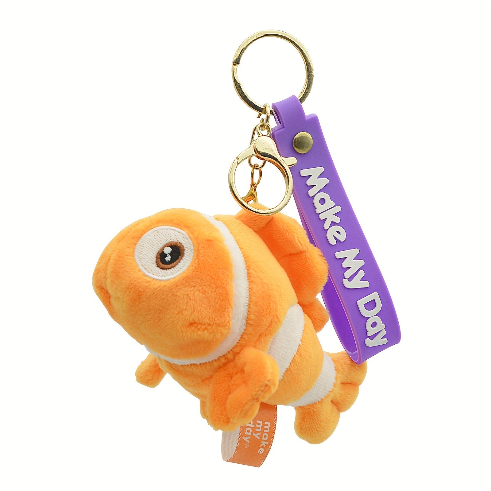 Plush Pendant Clown Fish Toy Party Gift Keychain