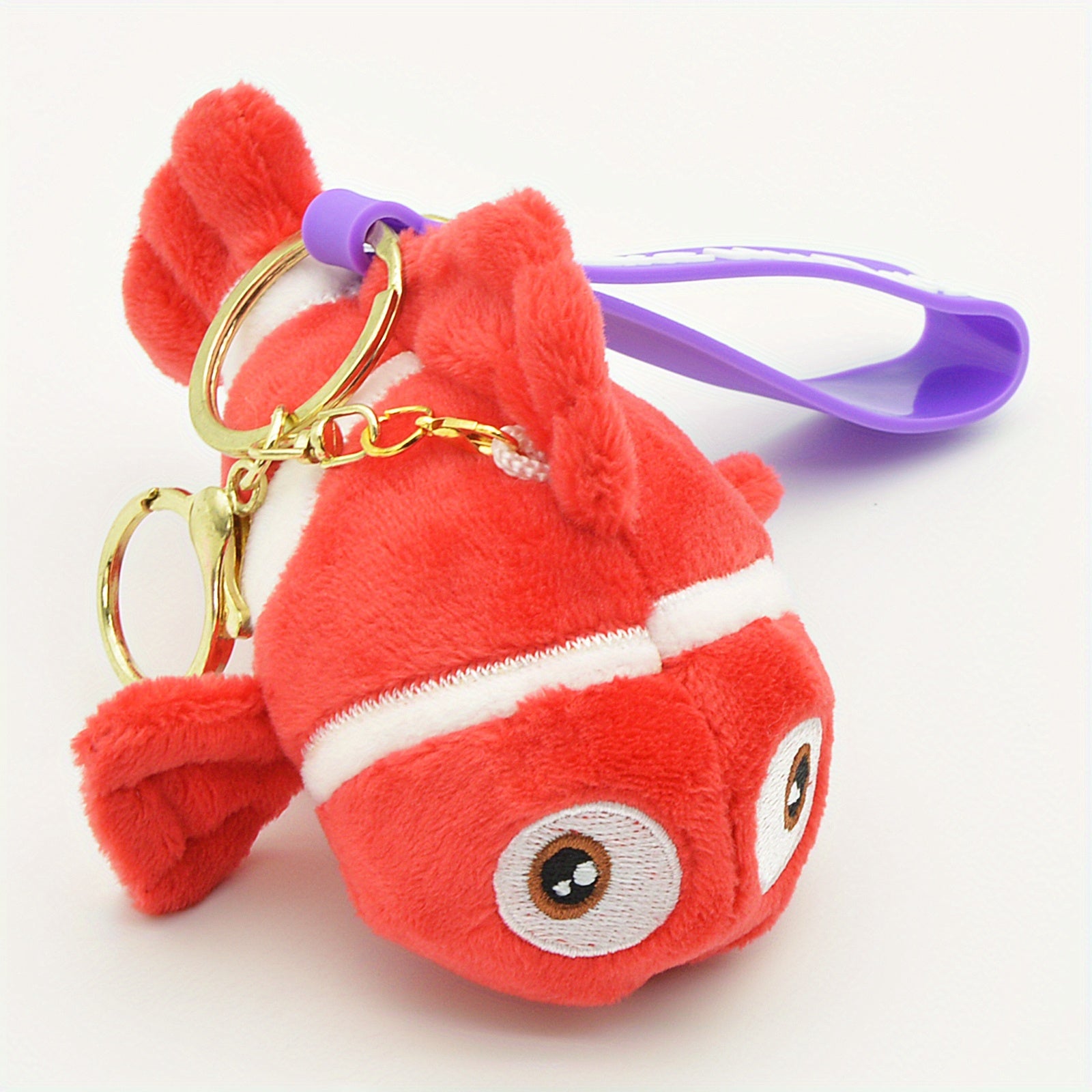 Plush Pendant Clown Fish Toy Party Gift Keychain