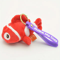 Plush Pendant Clown Fish Toy Party Gift Keychain