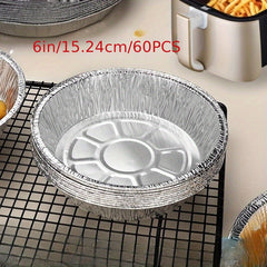 Air Fryer Special Trays Tin Foil Tray Silicone Absorbing Boxes Kitchen Supplies
