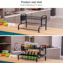 Multifunctional Storage Rack for Kitchen Space Organization