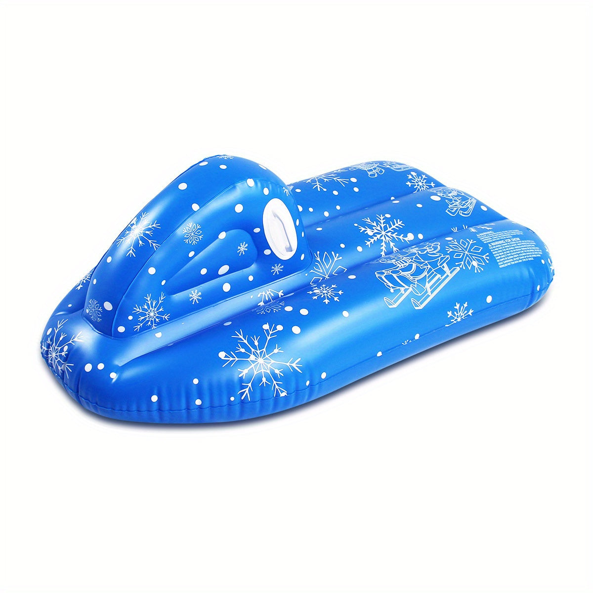 Foldable Snow Tube Inflatable Skiing Circle Thickened Sled