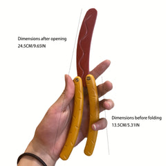 2pcs 3D Hot Dog Butterfly Family Decompression Toy Outdoor Gravity Hot Dog