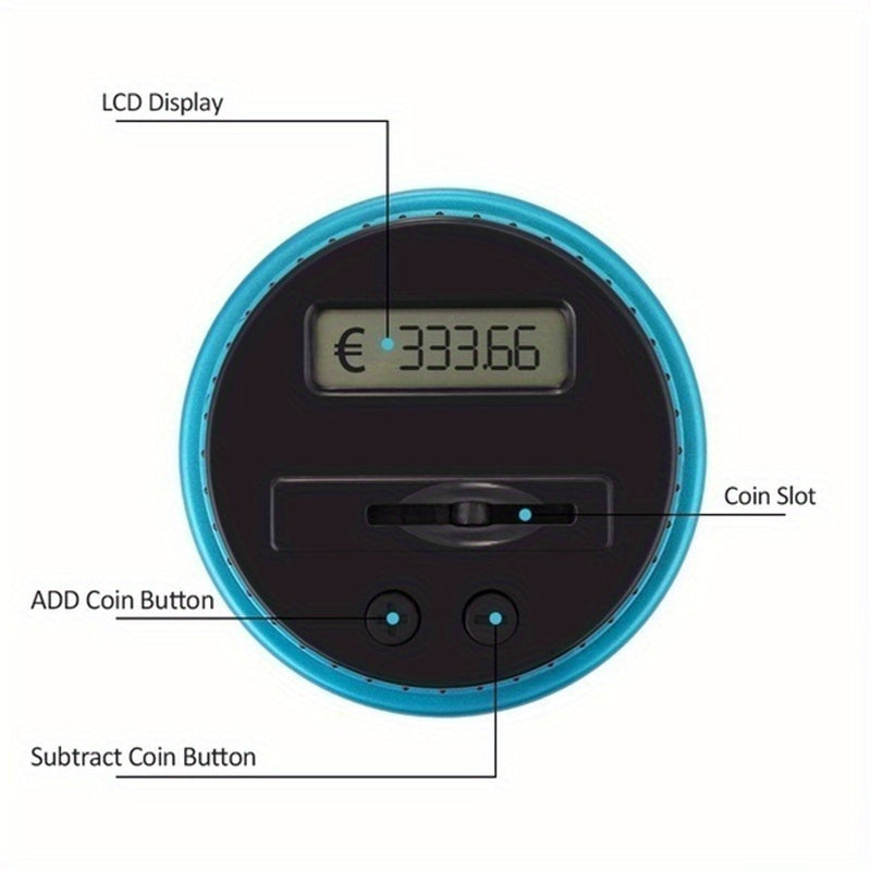 LCD Coin Bank with Accurate Counting