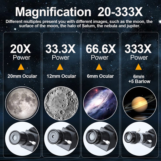 Astronomical Telescope F40070 for Outdoor Camping and Sightseeing