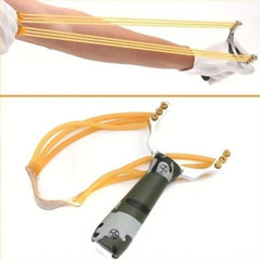 Professional Outdoor Slingshot Aluminum Alloy Camouflage Toy